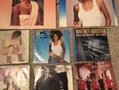 Set Of 6 Whitney Houston Albums & 45s Whitney Vinyl LP How Will I Know Rare Hot
