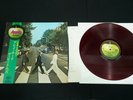 RED WAX - THE BEATLES - ABBEY ROAD - JAPAN VINYL LP Gourd OBI AP-8815