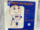 MEET THE METS OFFICIAL SONG 45 Record MLB NY NEW YORK GLENN OSSER