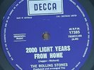 ROLLING STONES 2000 LIGHT YEARS FROM HOME RARE 1967 AUST DECCA LABEL SINGLE