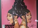 Cardi B Wap SIGNED Limited Pink Edition LP Vinyl Megan Thee Stallion IN Hand
