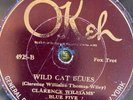 Okeh 4925 Clarence Williams Blue 5 (SIDNEY BECHET) WILD CAT BLUES 78 pm JAZZ V-