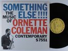 ORNETTE COLEMAN Something Else  CONTEMPORARY OJC-163 LP VG++