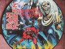 1982 Iron Maiden Number of The Beast Picture Record vinyl Excellent