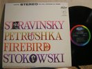 TAS CAPITOL SP-8407 STOKOWSKI STRAVINSKY FIREBIRD PETRUSHKA 1958 VG++ TO NM