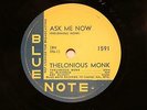 50'S BOP THELONIOUS MONK Ask Me How / MILT JACKSON BLUE NOTE 1591 EE-/E-