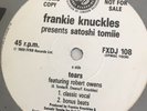 Frankie Knuckles & Satoshi Tomiie - Tears V RARE PROMO Edition 12” Vinyl Record