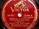 FAURE Violin Sonata No.1 Mischa Elman, Leopold Mittmann  VICTOR DM 859 78s  MT 6