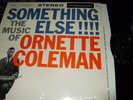 ORNETTE COLEMAN : SOMETHING ELSE LP DEEP GROOVE CONTEMPORARY S 7551 USA