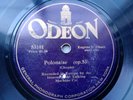 Eugene d'Albert 78rpm Single 12-inch Odeon Records #53101 Polonaise Chopin