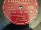 Harry James IT'S BEEN A LONG, LONG TIME Columbia 36838 AVENGERS END GAME  78 VG
