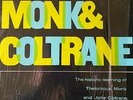 RARE JAZZ LP THELONIOUS MONK & JOHN COLTRANE 1966 US RIVERSIDE MONO 490