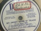 Louis Armstrong/Billie Holiday 78: Sweet Hunk o' Trash/Can't Lose a Broken Heart