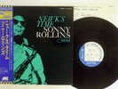 SONNY ROLLINS NEWK'S TIME BLUE NOTE LNJ-80086 Japan OBI VINYL LP