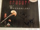 Erasure Wonderland LP Autographed EX