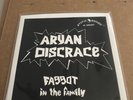 Aryan Disgrace 7” 1983 Uncensored Rare Mystic Record Punk Hardcore Ramones Vinyl