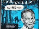 NAT KING COLE - Unforgettable Nr MINT turquoise label Capitol T-357 FIRST PRESS
