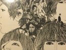 THE BEATLES REVOLVER JAPANESE RED VINYL LP APPLE AP - 8443 BLACK INNER & LYRICS