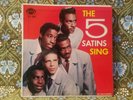 The 5 Satins Sing EP 100 EMBER Rare DOO WOP R&B Picture Sleeve & 45 RPM Original