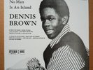DENNIS BROWN - No Man is an Island, Debut Vinyl LP,  Studio One. Classic. EX