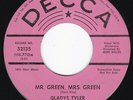 Raw Memphis Femme Soul GLADYS TYLER Mr. Green / That Man of Mine 45 Decca HEAR