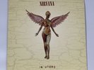 NIRVANA IN UTERO Vinyl Album Original LP 1st Press GEFFEN 24536 1993 Excellent