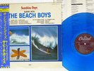 BEACH BOYS SUNSHINE DAYS SURFIN' WITH CAPITOL ECS-81576 Japan OBI CLEAR BLUE LP