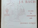 BACH - 6 CELLO SUITES  JEAN-MAX CLEMENT  OL 50186/7 MONO 2LP 1960 NM