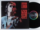 JOHN LENNON Live In New York City CAPITOL LP VG++ embossed cover **