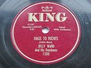 BILLY WARD AND THE DOMINOES  USA  1958 KING 78  RAGS TO RICHES