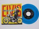 ELVIS PRESLEY GERMAN   45   BLUE SUEDE SHOES      PROMISED LAND    BLUE VINYL