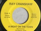 Ray Cranshaw A Night On The Town Rare Private Funk Modern Soul VG/VG+ 45 Vinyl 