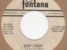 Lee Drummond Baby I Know Fontana Demo F-1578 Soul Northern Motown