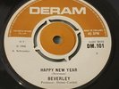 BEVERLEY (MARTYN) HAPPY NEW YEAR c/w WHERE THE GOOD TIMES DERAM JIMMY PAGE DM101