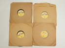 Bundle 4 78RPM DISNEY Records Snow White Bambi RARE COLLECTABLE