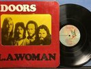 DOORS L.A. WOMAN 1971 TRUE 1st PRESS LP ROUND CORNER DIE-CUT CVR INNER MORRISON