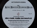 AUTOGRAPH/ZEBRA February 10, 1985 KING BISCUIT FLOWER HOUR LP **