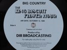 BIG COUNTRY October 12, 1986 KING BISCUIT FLOWER HOUR 2XLP w/ cue sheet **