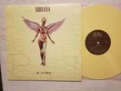 Nirvana - In Utero -EX/EX 2009 Grunge Punk Rock ORG-033 LTD ED Cream Yellow 180G