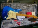 ?MINT ?2018 FENDER American STRATOCASTER ULTRA ?COBRA BLUE?Deluxe*Elite?AMAZING