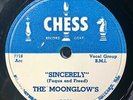 The Moonglows 1954 DOO WOP 78 Sincerely / Tempting CHESS 1581 MINT