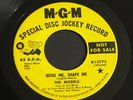 The Models Bend Me Shape Me '67 US MGM Promo 45 GIrl Group Psych