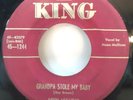 45 RPM ROCK MOON MULLICAN, GRANDPA STOLE MY BABY / I DONE IT