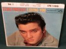 Elvis Presley RCA EPA-1-1515 Loving You EP Original 1960's Mis-Label Oddity DOS