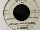 NORTHERN SOUL the contours 'just  a little misunderstanding' US original promo