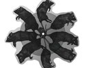 GHOST RATS DIE CUT PICTURE DISC VINYL LIMITED EDITION NEW W/ HYPE STICKER PVC