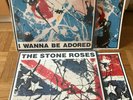 The Stone Roses 2 x 12“ Waterfall, I wanna be adored Mint Art Print Britpop inch
