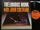 THELONIOUS MONK with JOHN COLTRANE JAZZLAND USA 1961 JLP 46 Coleman Hawkins Art