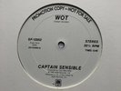 CAPTAIN SENSIBLE Wot / Happy Talk 1982 US DJ PROMO 12