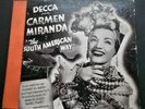 Carmen Miranda SOUTH AMERICAN WAY 78 rpm album set 10-inch Decca Records A-109